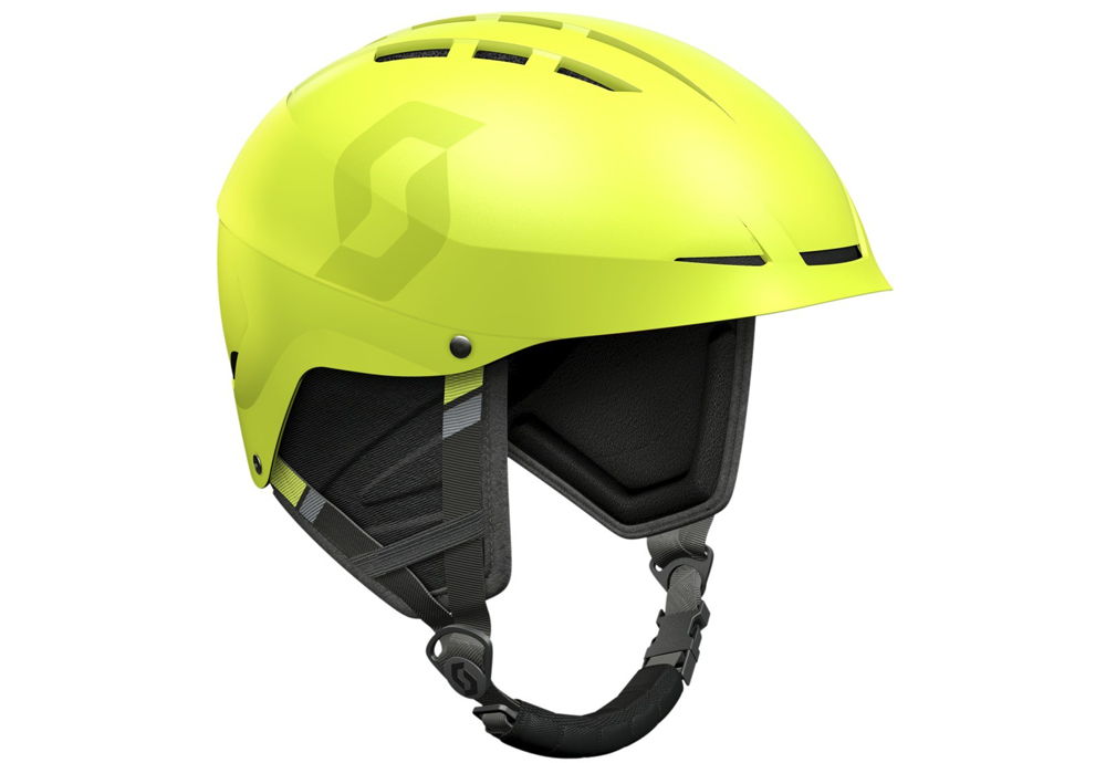 Зеленый горнолыжный шлем