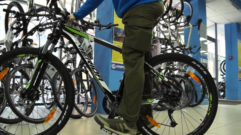 Регулировка сидения велосипеда методом почти прямая нога