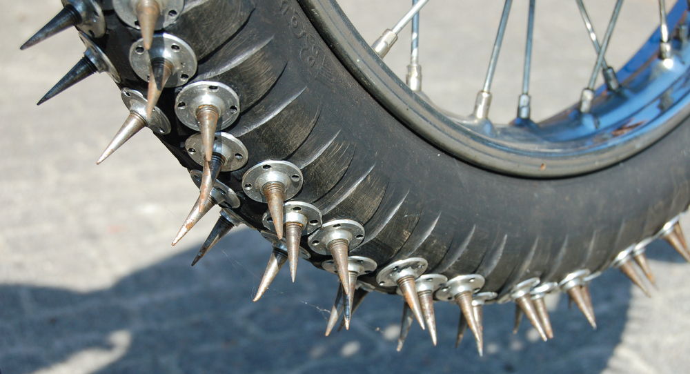 Шипованная резина на велосипед
