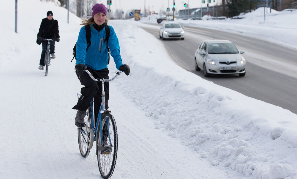 Зима для велосипедистов