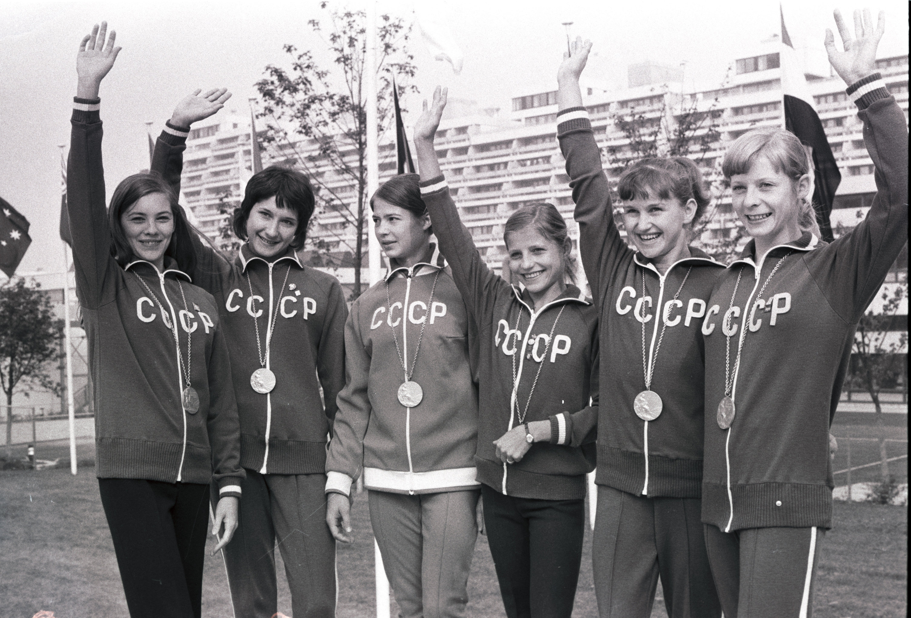 Достижения советских спортсменов. Сборная СССР по спортивной гимнастике 1972.